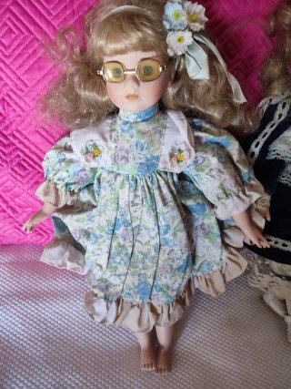 Bambole in ceramica vintage