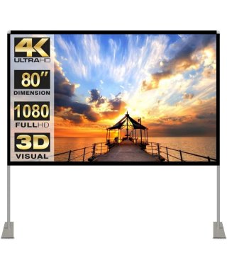 Proyector iZEEKER wifi bluetooth + Pantalla 80