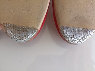 Zapatos Flamenco Yebra Piel/Ante Rojo