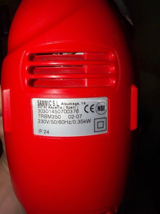NO NEGOCIABLE Batidora Sammic TR/BM 350