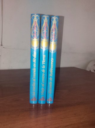 Lote de 3 libros de Julio Verne