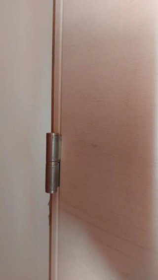 Puerta blanca madera enblock