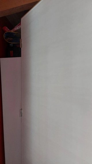 Puerta blanca madera enblock