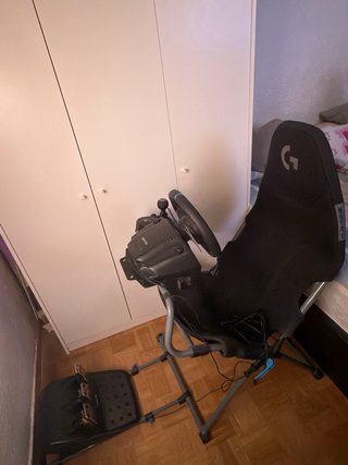 Volante Logitech G29 + Pedales + Palanca+sillalogx