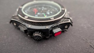 Reloj Automático Hombre Negro/Plata