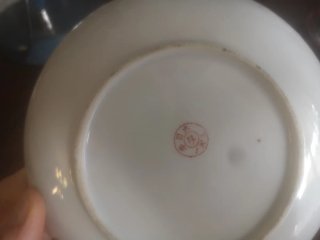 Tazas y platitos de té porcelana japonesa 1930