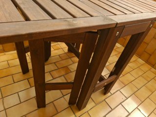 Tavolo pieghevole in legno Ikea