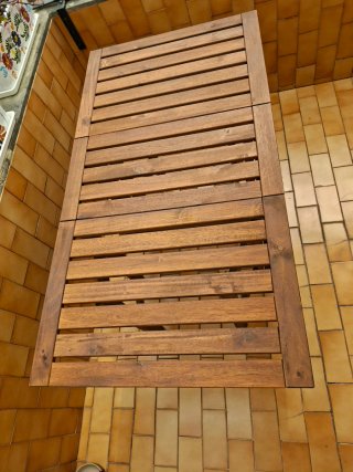 Tavolo pieghevole in legno Ikea