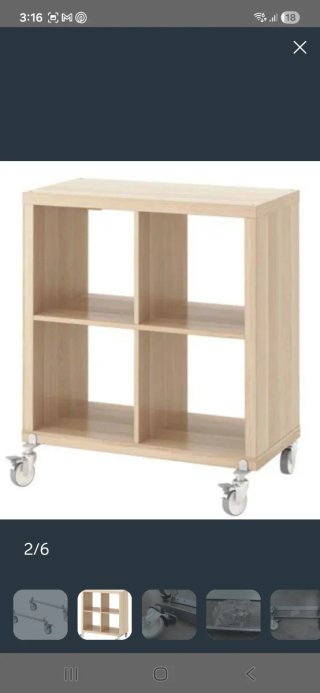 Set di ruote per mobile Kallax Ikea