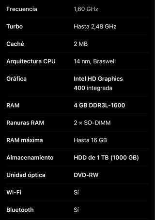 Ordenador HP verde