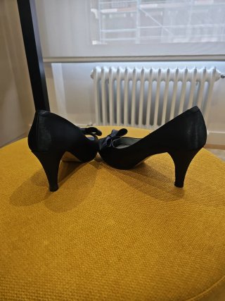 Zapatos Angel Alarcón Talla 38 Punta Abierta