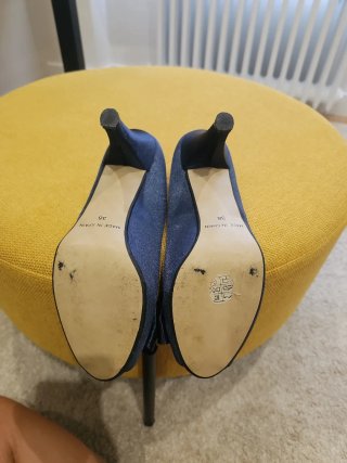 Zapatos Angel Alarcón Talla 38 Punta Abierta