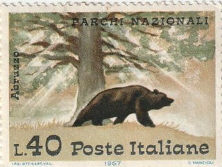 Francobollo Parco Nazionale Abruzzo 1967