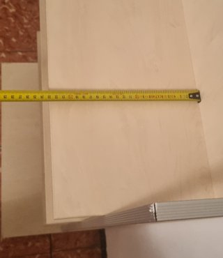 Estantería madera y metal 60x140x37