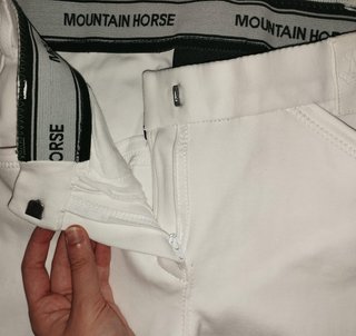 Pantalón de equitación Mountain Horse blanco nuevo