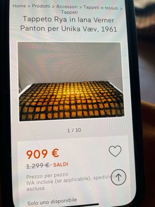 Tappeto Rya lana vergine 1961 certificato300x200