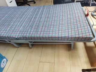 Cama Plegable con Colchón espuma 90x182