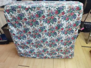 Cama Plegable con Colchón espuma 90x182