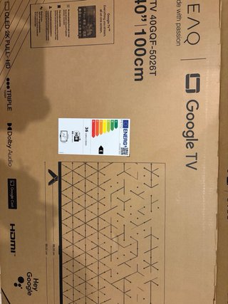 TV PEAQ QLED 40 Full HD Google TV Negro