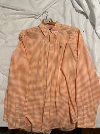 Camisa Ralph Lauren cuadros rosa y morado
