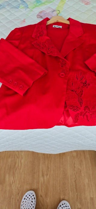 Traje pantalón rojo Michel Kors Talla 48