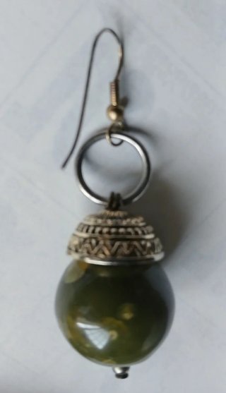 Pendientes colgantes verdes