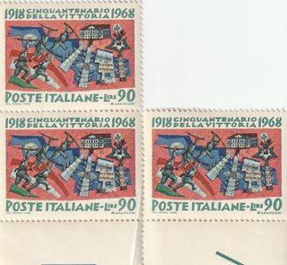 Lotto francobolli 1968