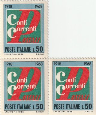 Lotto francobolli 1968