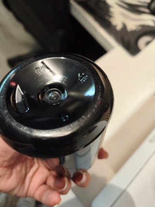 Lote 6 Tarros Plástico Negro con Logo Rojo