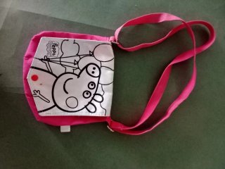 Bolso Peppa Pig para pintar