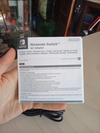 Adaptador Corriente Nintendo Switch AC