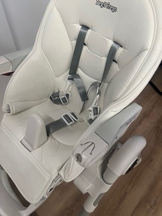Trona bebé Peg Perego blanca