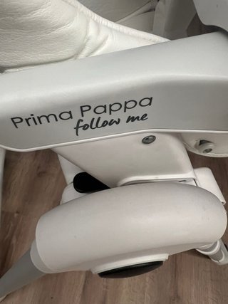 Trona bebé Peg Perego blanca