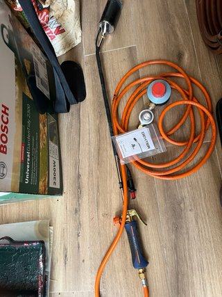 Soplete Quemador con Extensión y Manguera + Grifo