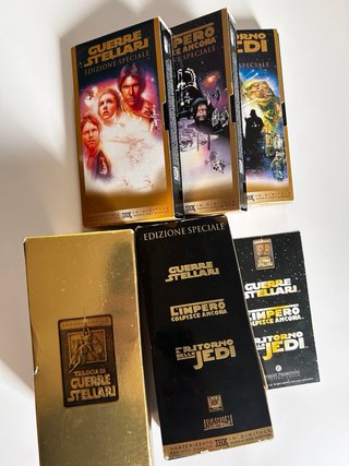Star Wars La Trilogia VHS Edizione Speciale LOTTO