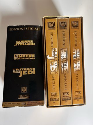 Star Wars La Trilogia VHS Edizione Speciale LOTTO