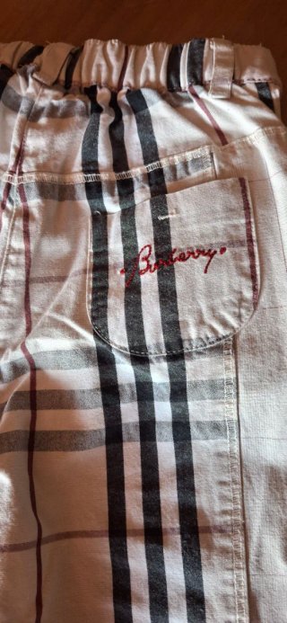 Pantaloni Burberry bimba