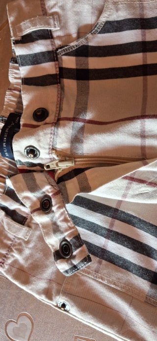 Pantaloni Burberry bimba