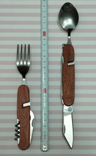 NOVEDAD. CUBIERTOS PLEGABLES Y DESMONTABLES MADERA