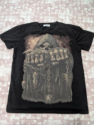 T-shirt Red Jack Game Over Grim Reaper