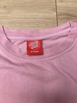 Camiseta Santa Cruz Skateboards Rosa
