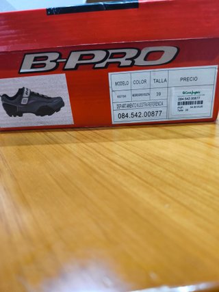 Zapatillas Ciclismo B-PRO Spinning Gris/Morado