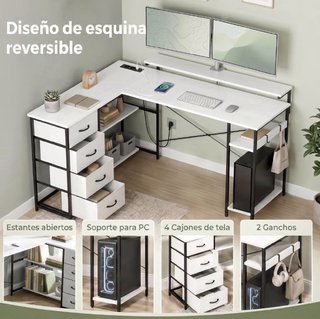 Escritorio de madera