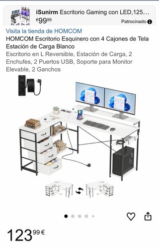 Escritorio de madera