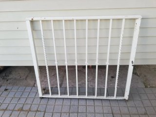 Barandas de hierro forjado blancas
