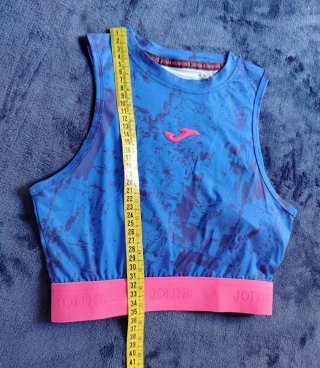 Top Joma Running Mujer Azul y Rosa