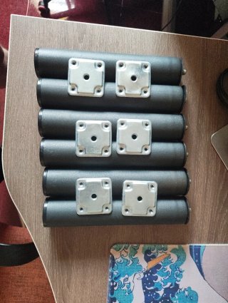 6 Patas Somier con Soporte