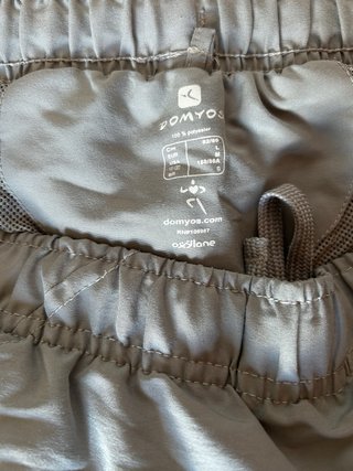 Pantalón Domyos gris claro deportivo trekking L