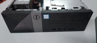 2 Cajas PC Vacías Dell y HP Negras