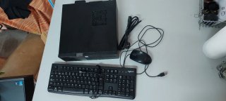 2 Cajas PC Vacías Dell y HP Negras
